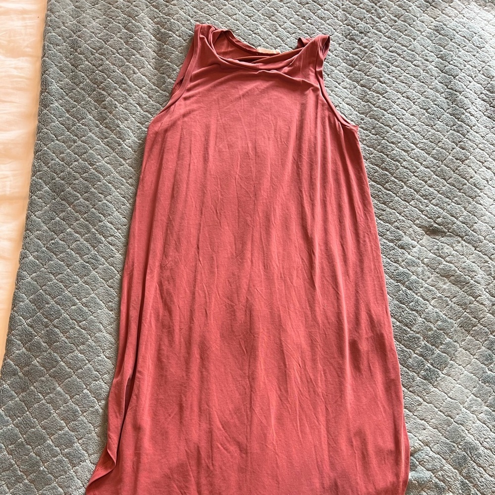 Lulus's Midnight Lady Washed Red Midi Dress | LUSH - Picture 3 of 3